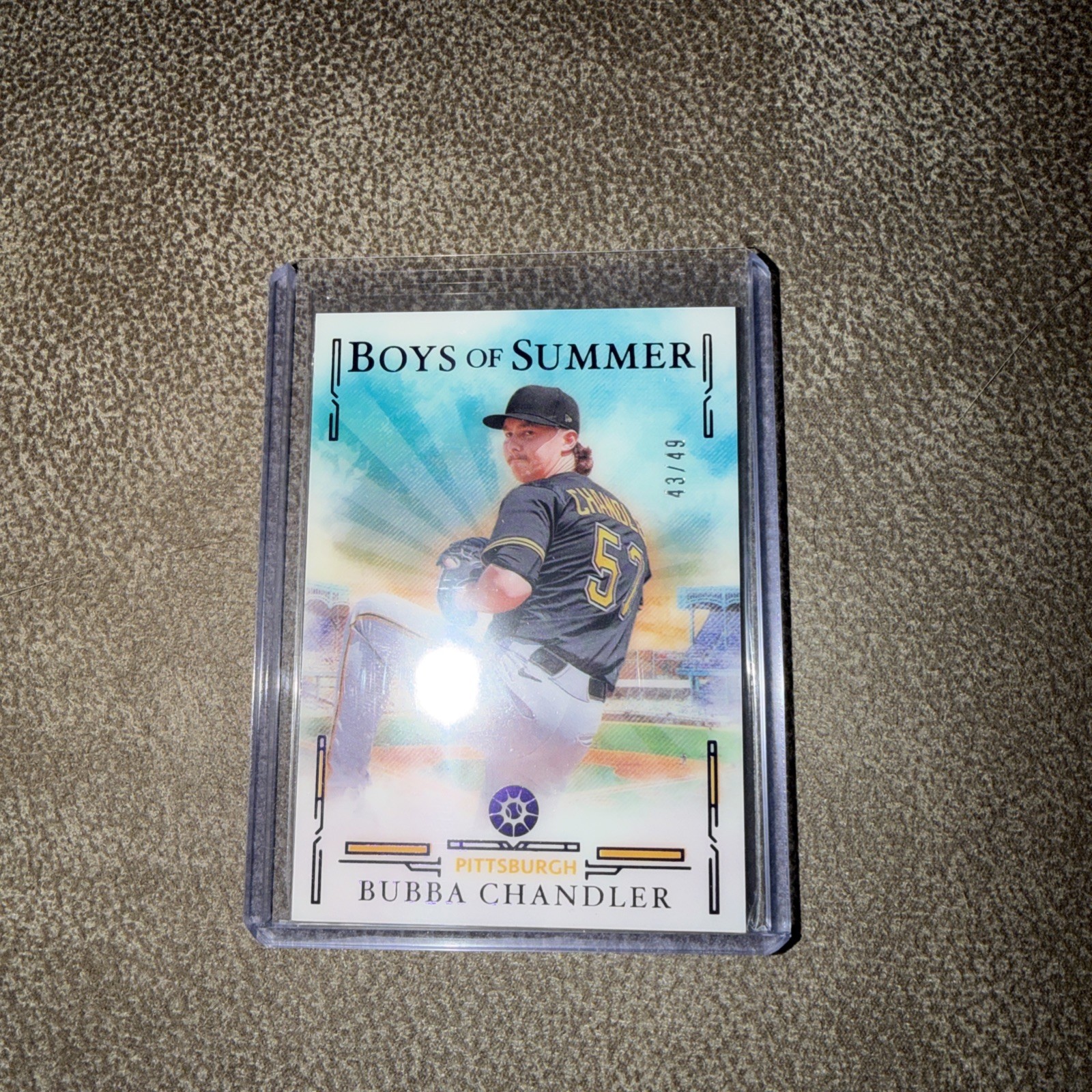 2025 Panini Boys of Summer #86 Bubba Chandler Purple /49
