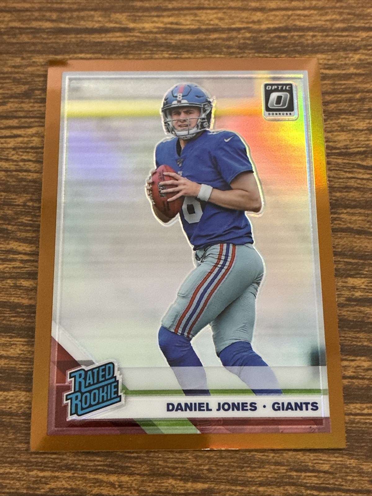 Daniel Jones 2019 Optic Rated Rookie Bronze Prizm RC #154