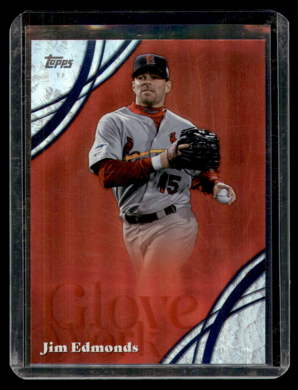 Jim Edmonds 2026 Topps #GW-51 Glove Work St. Louis Cardinals