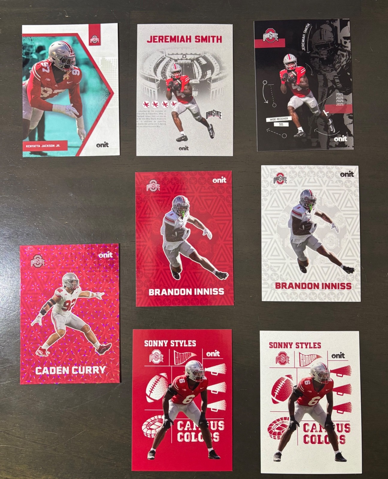 2025 OnIT OSU 93-Card Base Set +7 base insert +1 Holo Parallel *See Description*