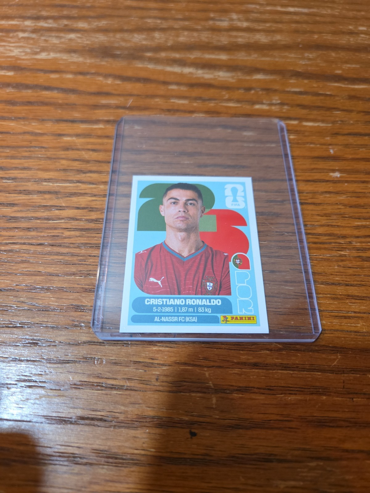 Cristiano Ronaldo world cup 2026 sticker POR15