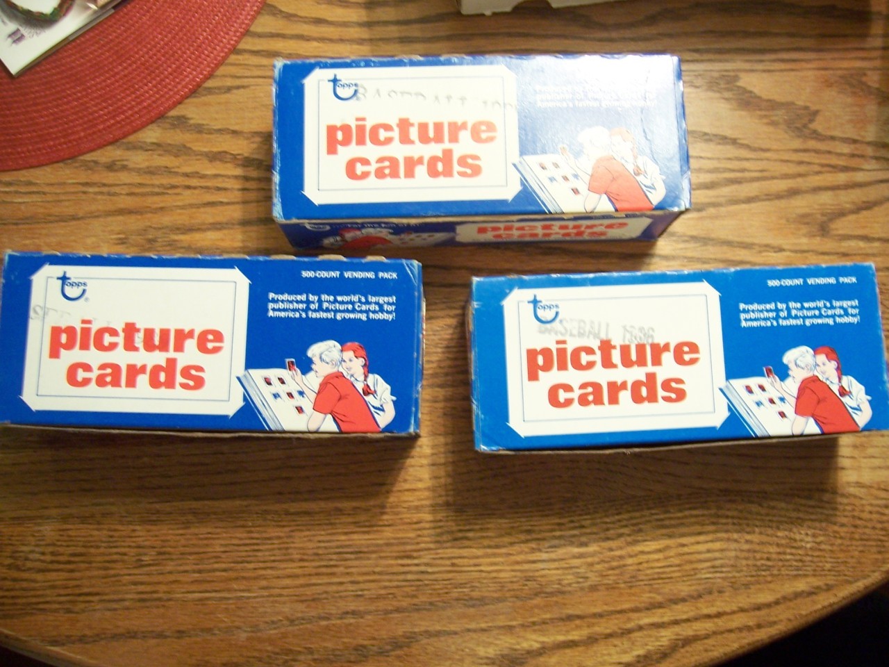 1988 TOPPS VENDING BOXES 1500 BASEBALL CARDS 3 BOX LOT FROM CASE TOM GLAVINE RC