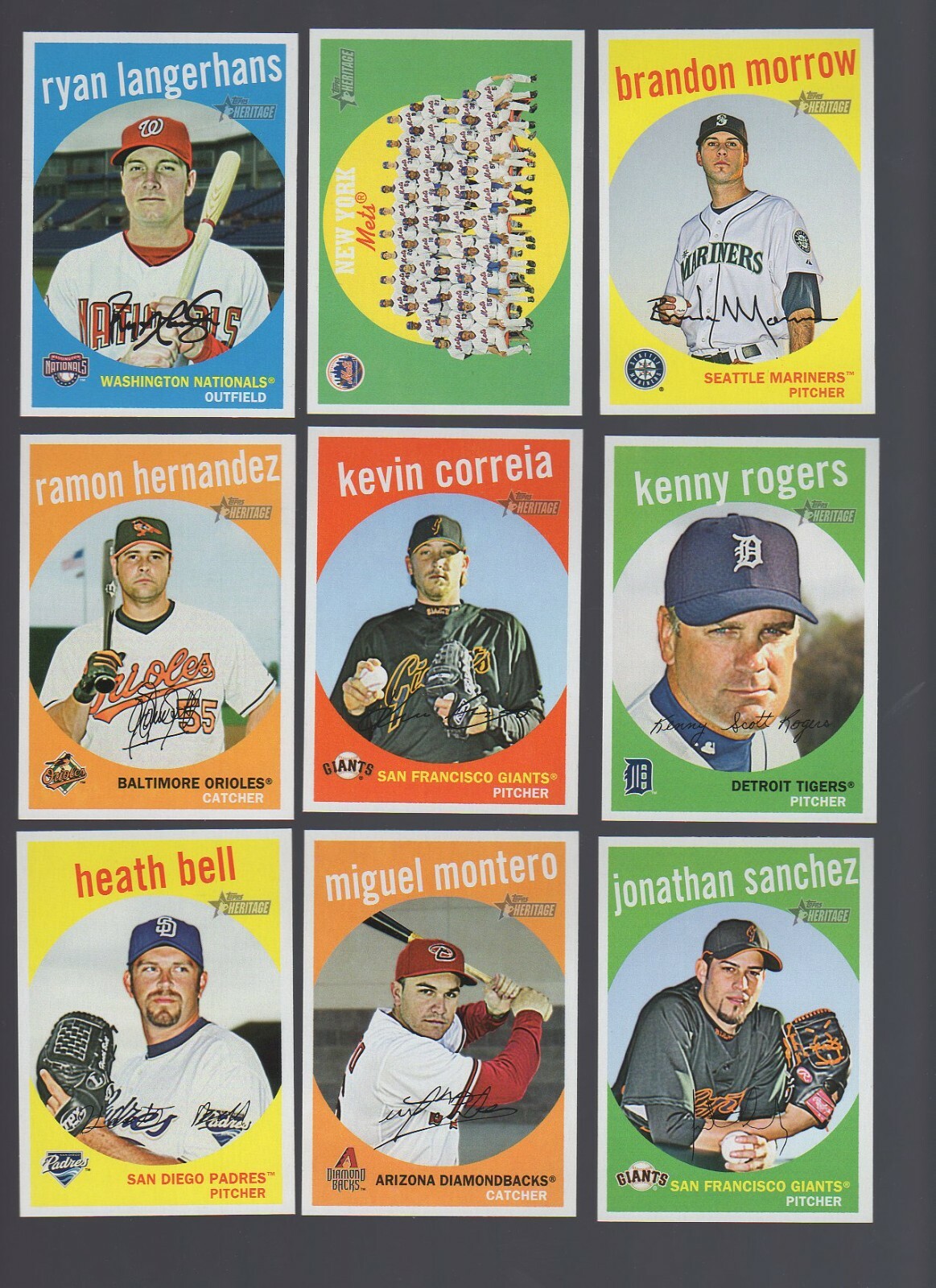 2008 Topps Heritage Short Prints (426-500) SP – You Pick – Complete Your Set