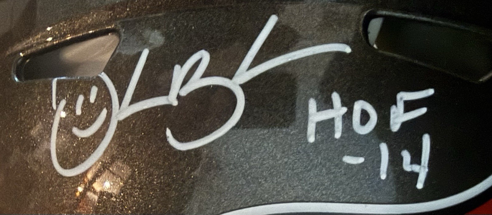 Derrick Brooks Inscribed “HOF-14”Signed Authentic F/S Buccaneers Helmet Fanatics