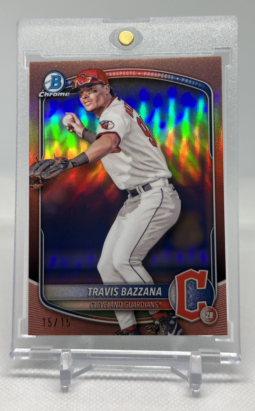 *Read* 2025 Bowman Travis Bazzana Rose Gold 15/15 Bookend #BCP-131