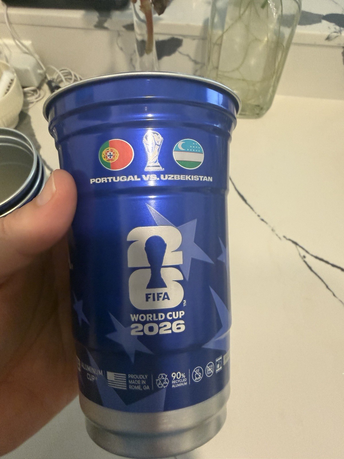 FIFA World Cup 2026 Portugal vs Uzbekistan Michelob Ultra Collectors Cup 20oz