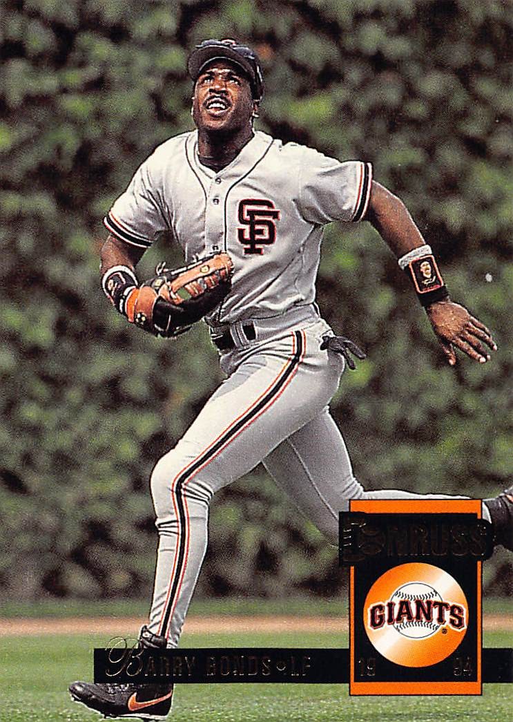 Barry Bonds 1994 Donruss 349 San Francisco Giants Baseball Card