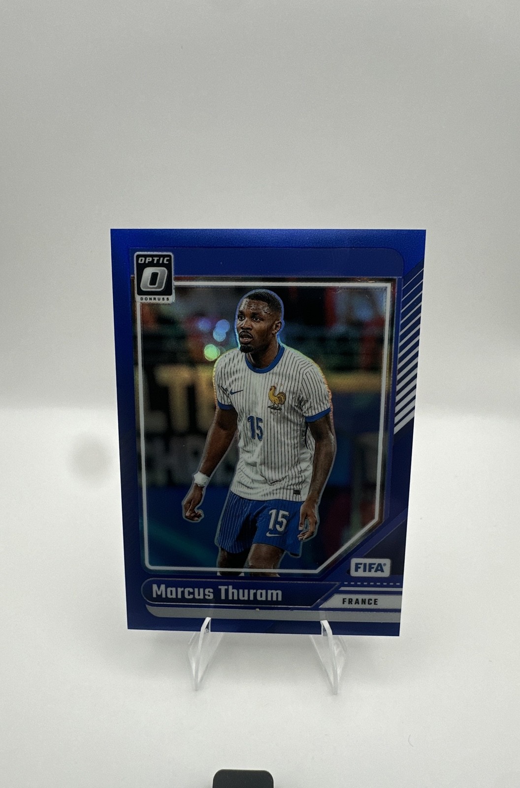2024-25 Panini Donruss Fifa – Optic Marcus Thuram #111 Blue Prizm /149