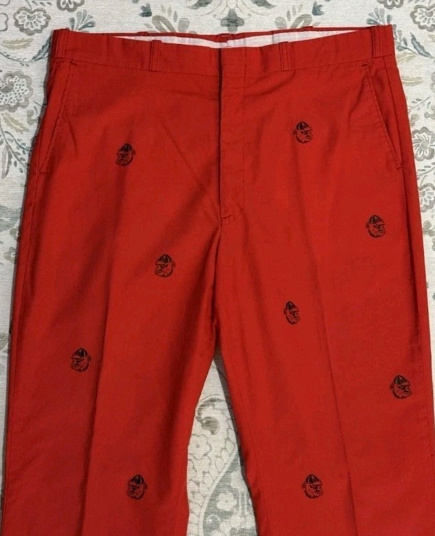 GEORGIA BULLDOGS 1980 NATIONAL CHAMPIONS XL PANTS VINTAGE SUGAR BOWL DOOLEY UGA