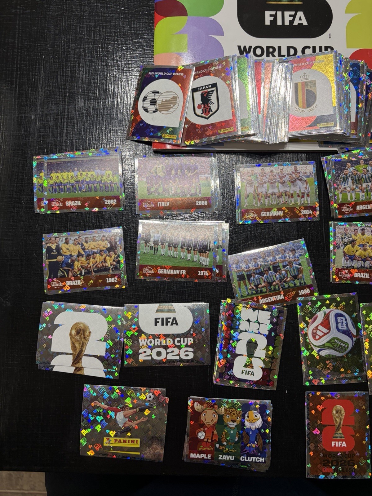 2026 PANINI WORLD CUP USA EDITION FOIL EMBLEMS LEGENDS TEAMS STICKERS – PICK