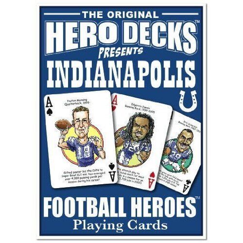 NFL Football Hero Decks Caricature 52 Playing Cards Parady Cards Same Day Ship
