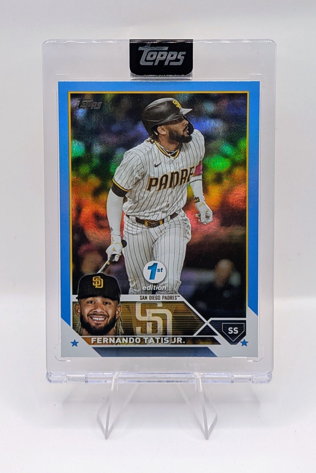 2023 Topps 1st Edition Light Blue Foil /5 SSP – Fernando Tatis Jr – SD Padres