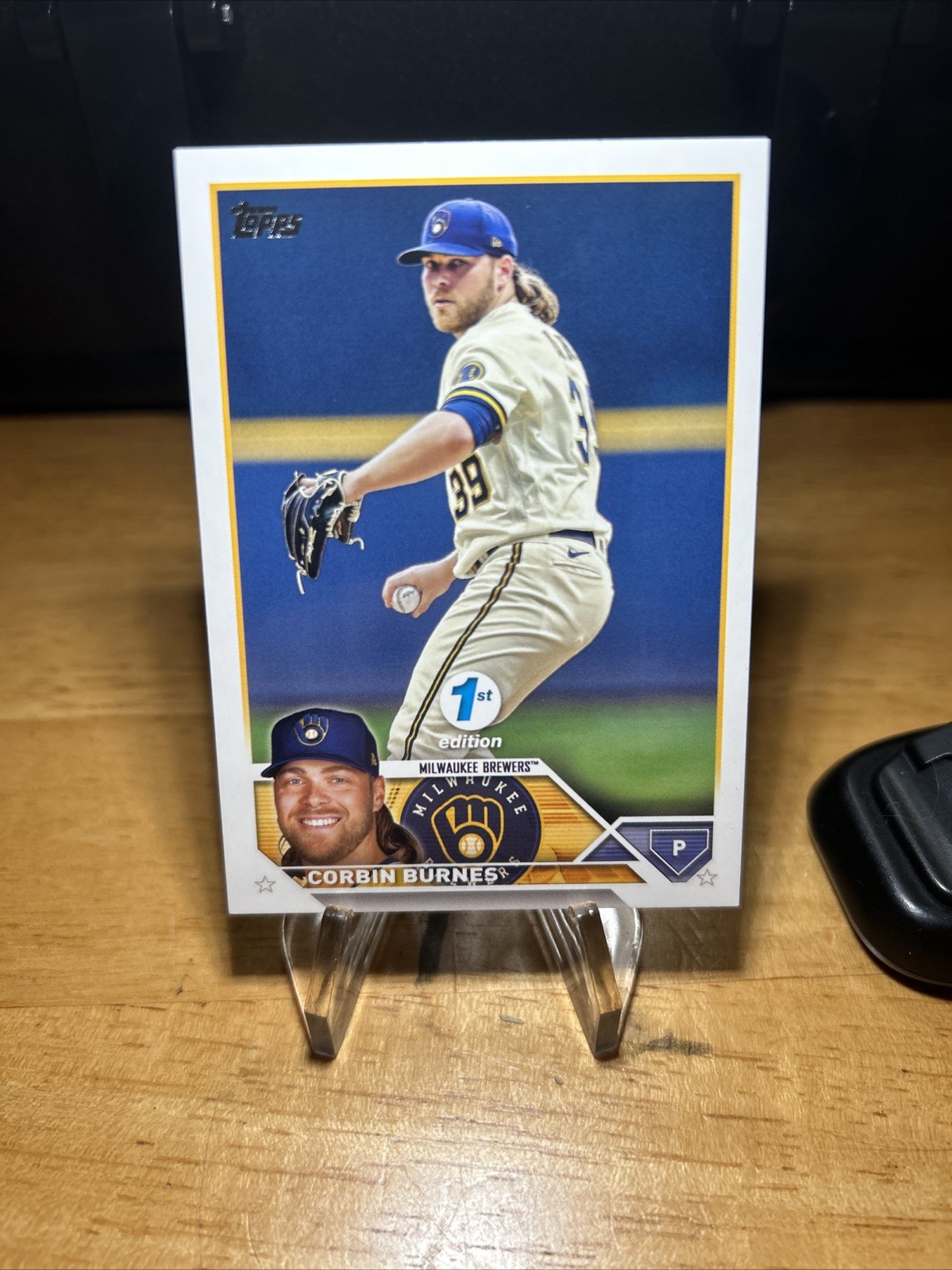 2023 Topps 1st Edition #225 Corbin Burnes Milwaukee Brewers