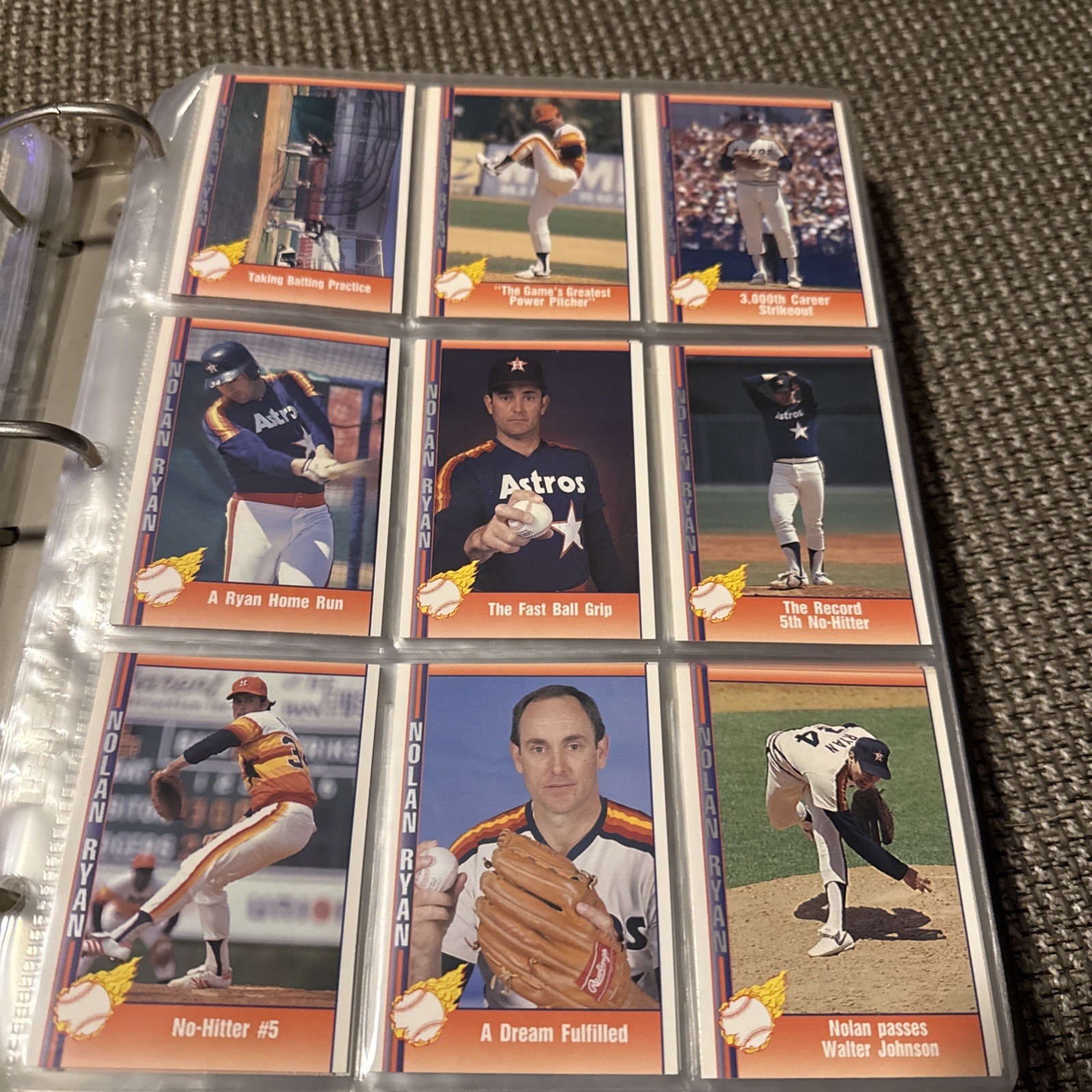 1991-92 Pacific Ryan Texas Express Baseball -You Pick- Nolan Ryan MLB Cards