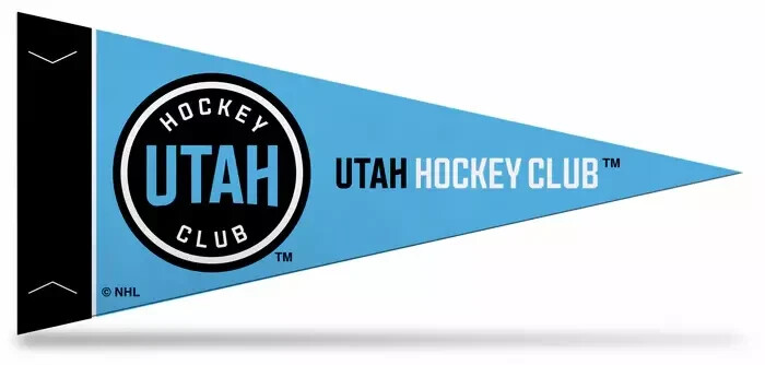 Utah Hockey Club NHL Mini Pennant 9″x4″, New,Felt, Made in USA