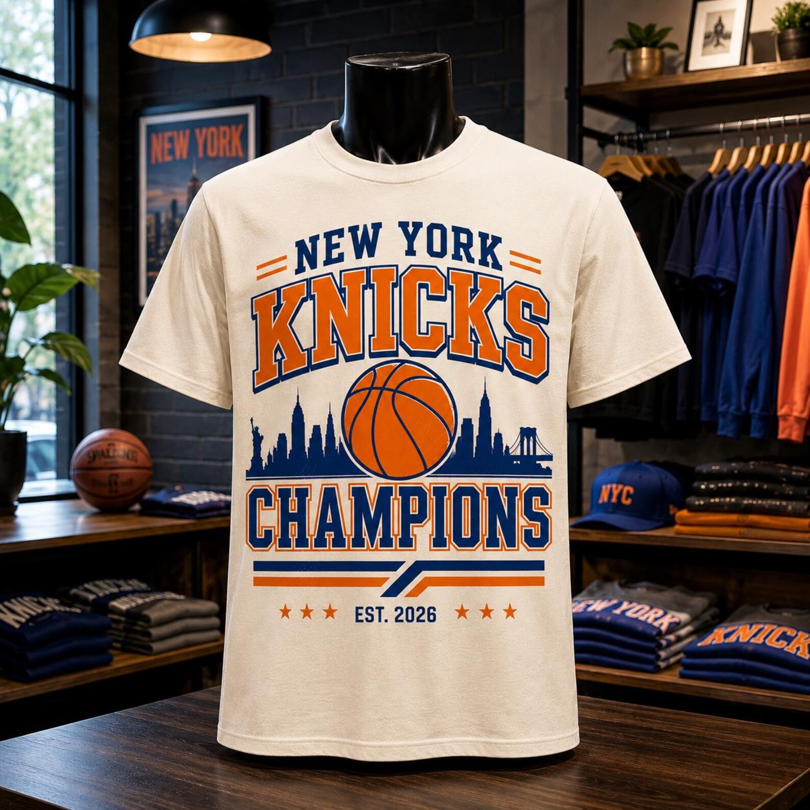 New York Basketball Champions 2026 Shirt, New York Knicks Champions Shirt