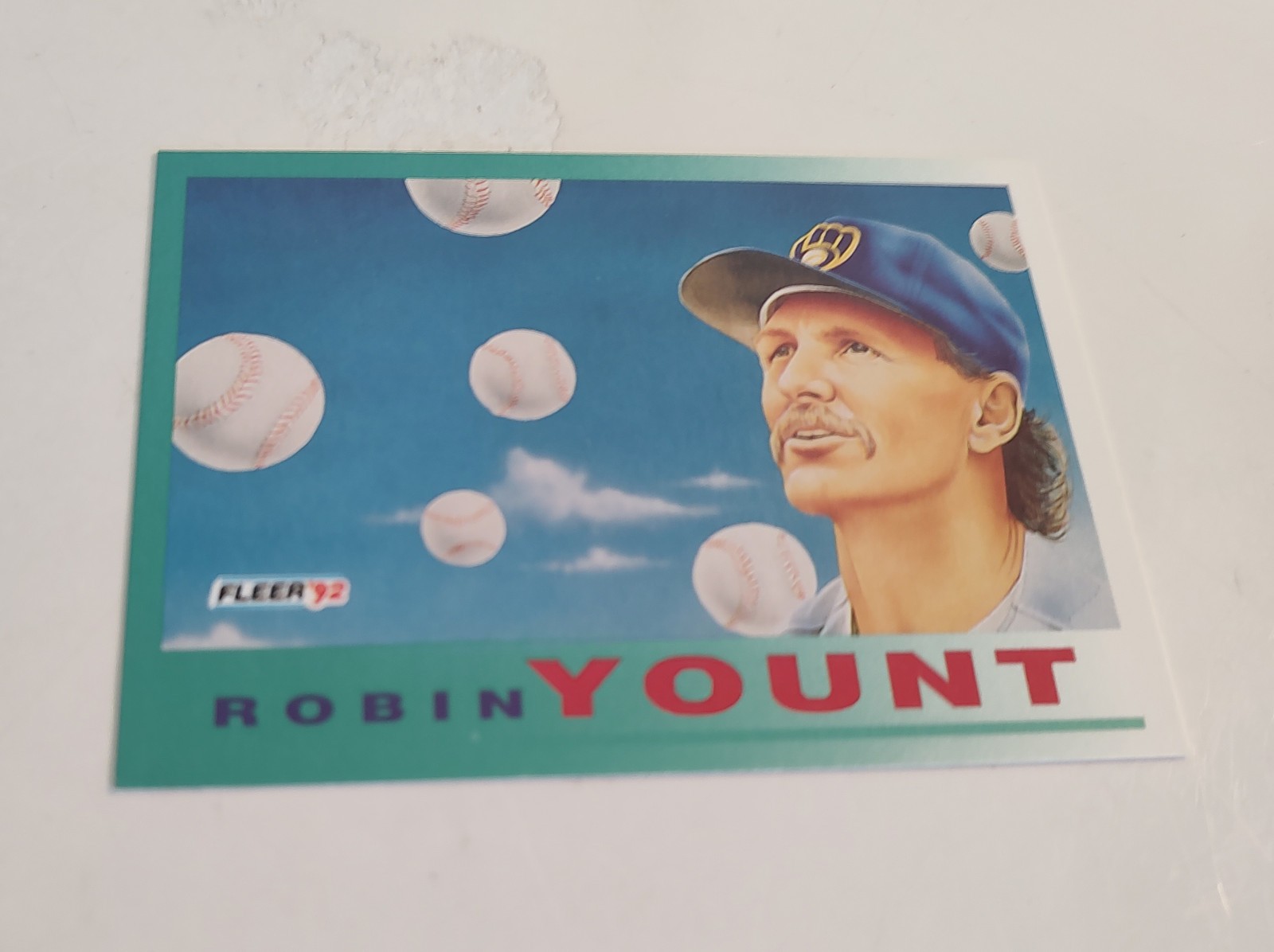 Robin Yount 1992 Fleer #708 Milwaukee Brewers HOF
