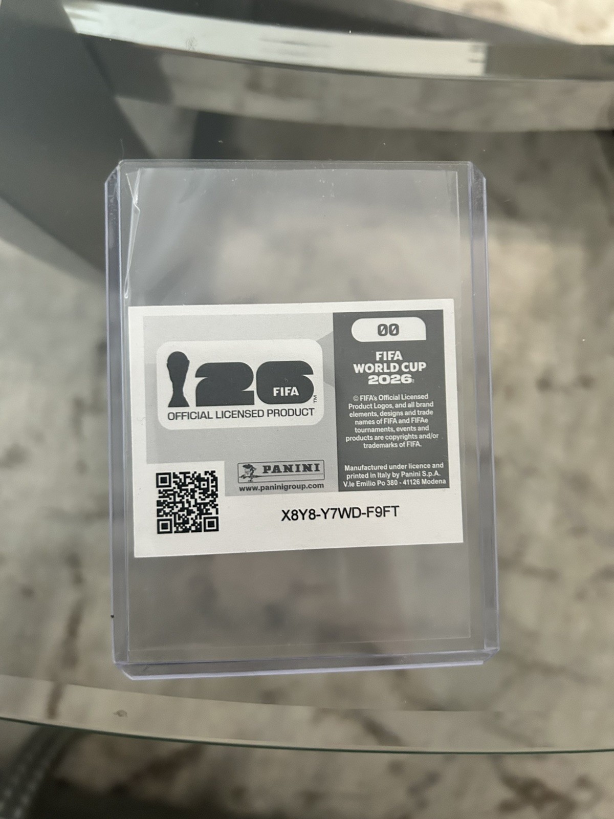 2026 Panini FIFA World Cup Sticker Collection 00 Panini Logo FOIL