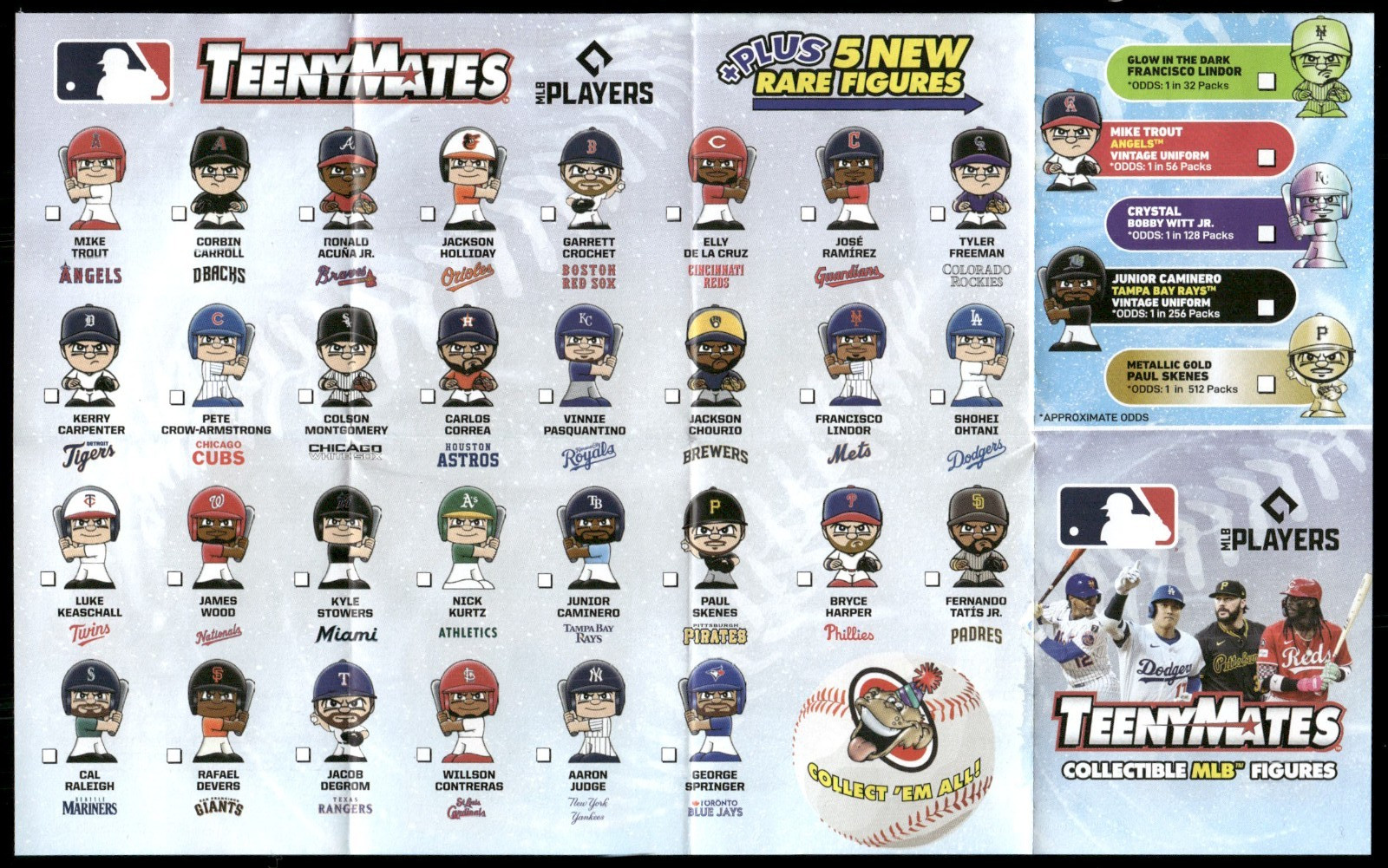 2026 MLB TeenyMates Series 13 Pick Your Own Choose Own Authentic teeny mate