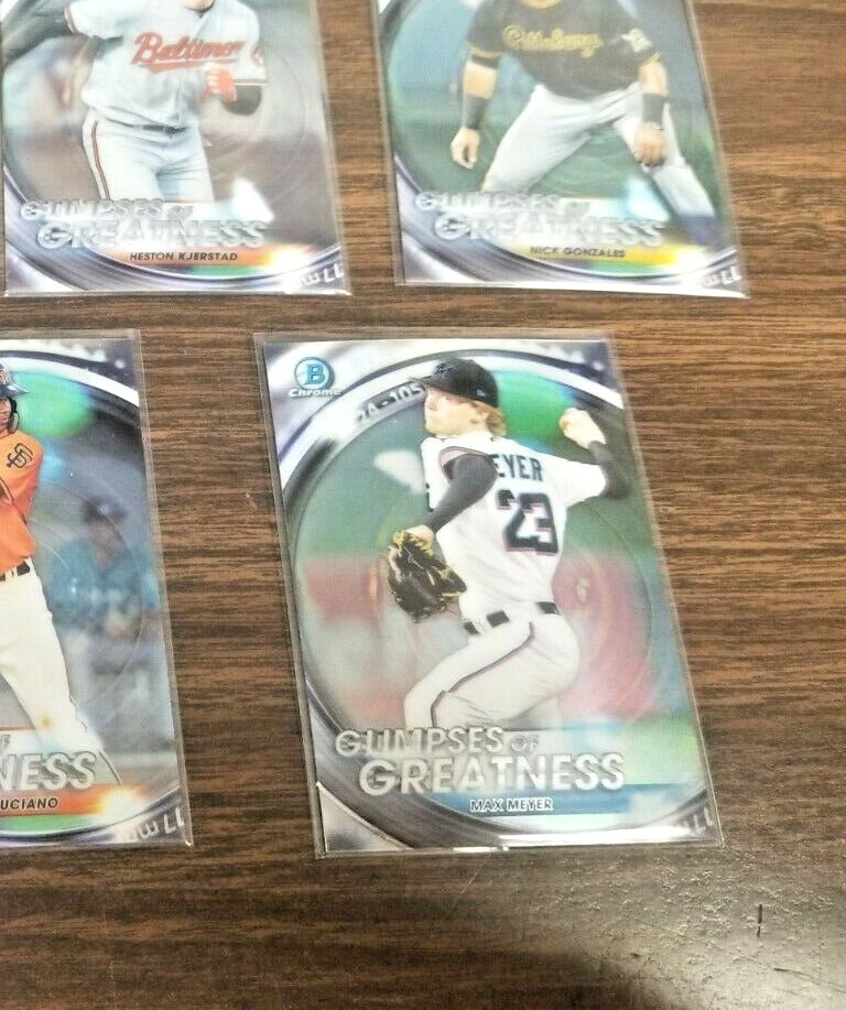 MAX MEYER 2020 BOWMAN DRAFT GLIMPSES of GREATNESS GOG-MM MARLINS (ROOKIE INSERT)