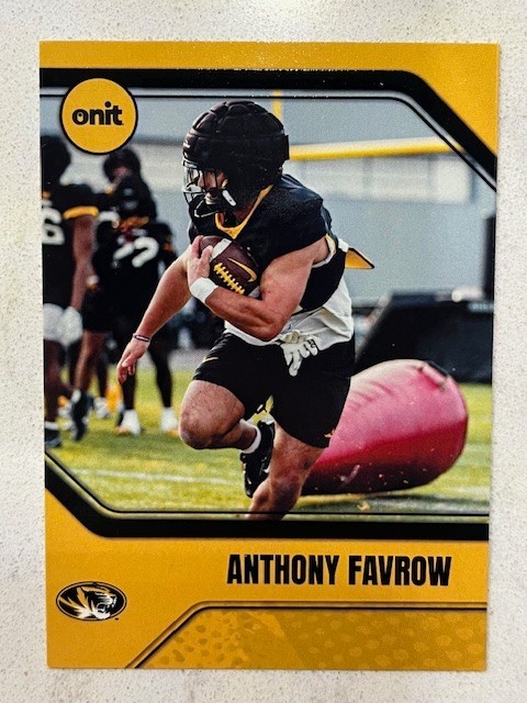 2025 Onit Missouri Tigers Football *PICK YOUR PLAYER Base/Insert Card*
