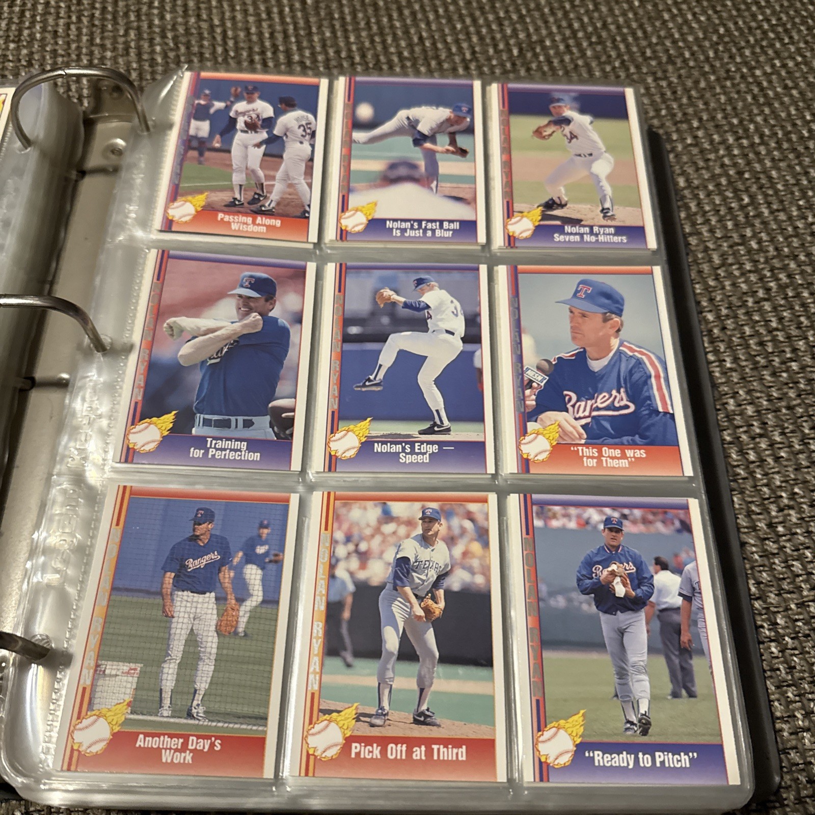 1991-92 Pacific Ryan Texas Express Baseball -You Pick- Nolan Ryan MLB Cards