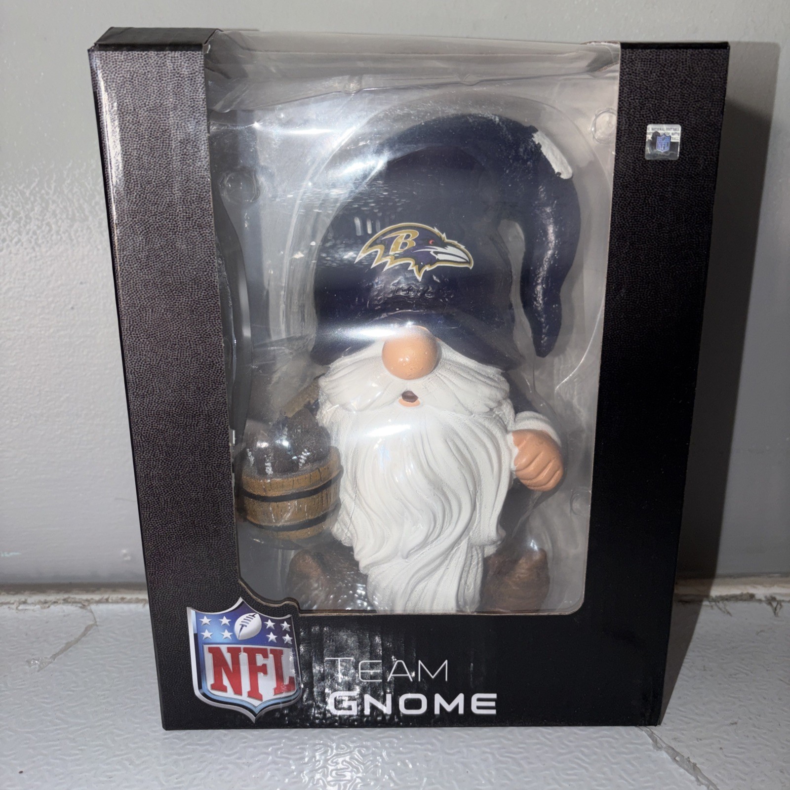 Baltimore Ravens NFL Forever Collectibles Floppy Hat 8″ Gnome RARE !