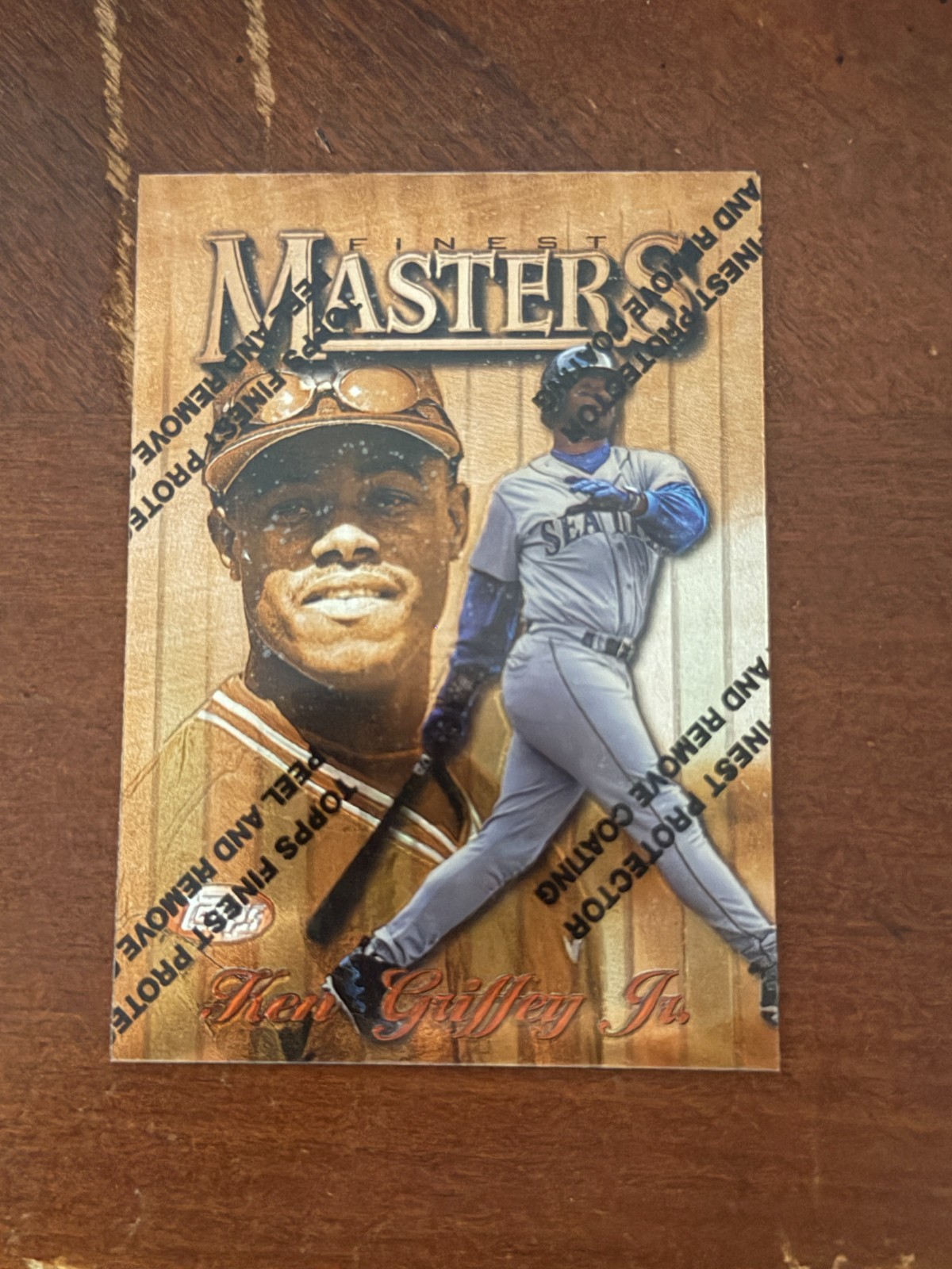 1997 Topps Finest Masters With Protective Coat #238 Ken Griffey Jr.