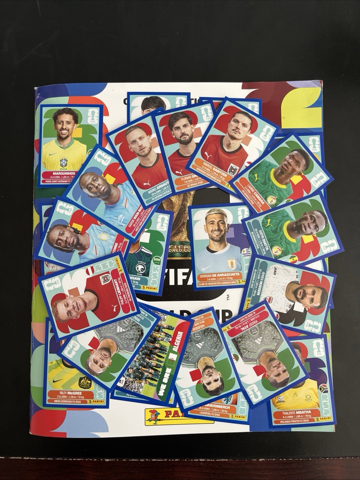 Panini World Cup 2026 Stickers Blue Parallel You Pick Groups A-L
