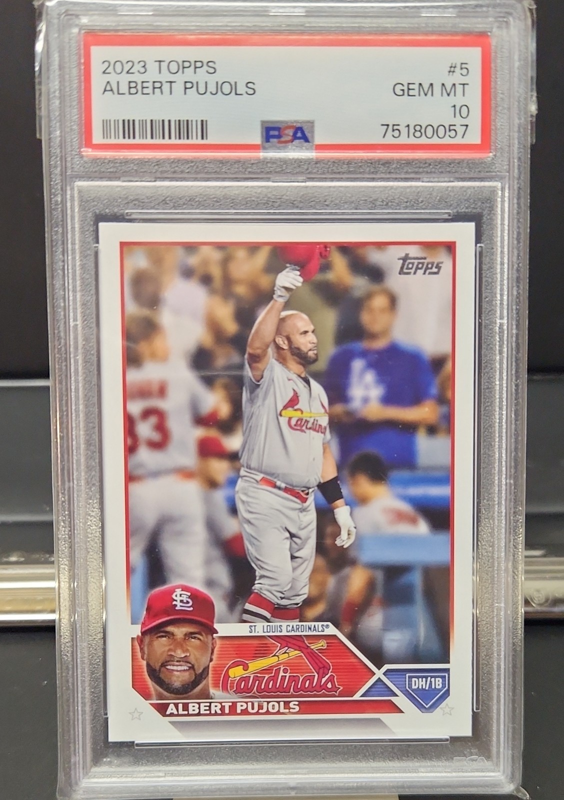 2023 Topps Series 1 – Albert Pujols #5 703 HR PSA 10 🔥🔥