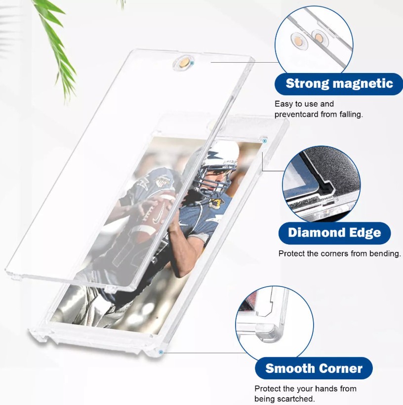 You Pick! Magnetic Card Holder 35 55 75 100 130 180 pt One-Touch UV Protection
