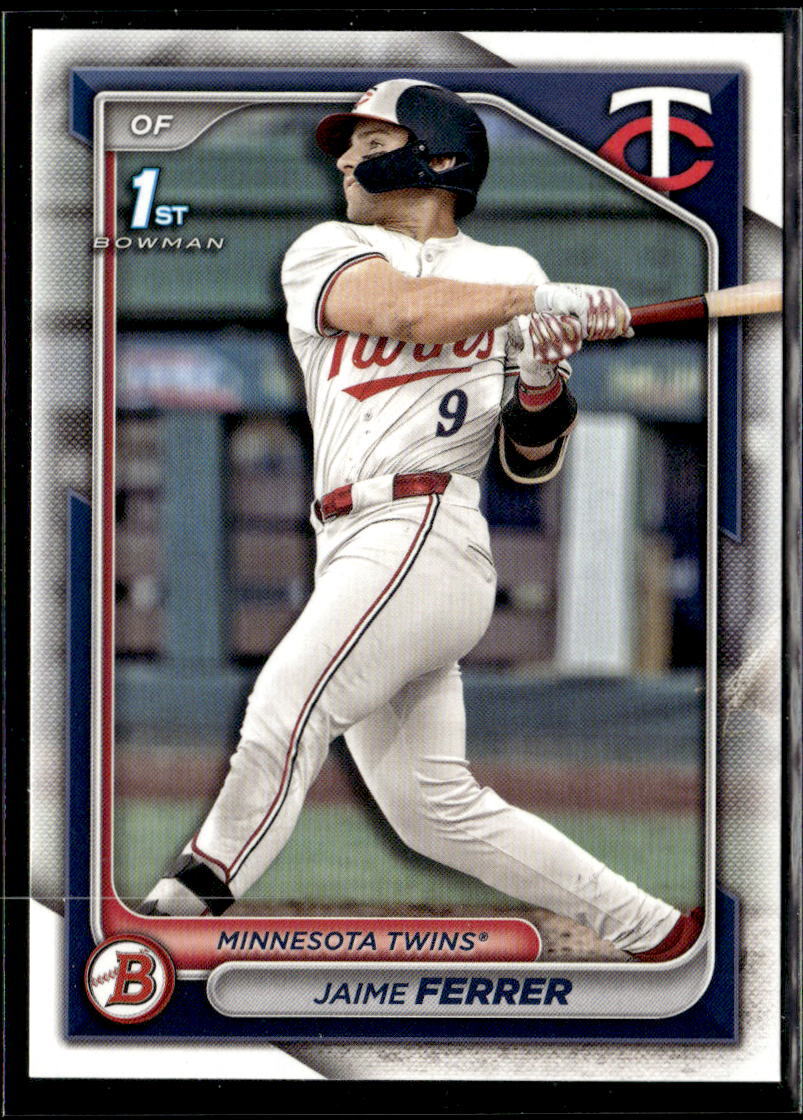 2024 Bowman Draft Paper Jaime Ferrer Minnesota Twins #BD-167 5 Card Lot