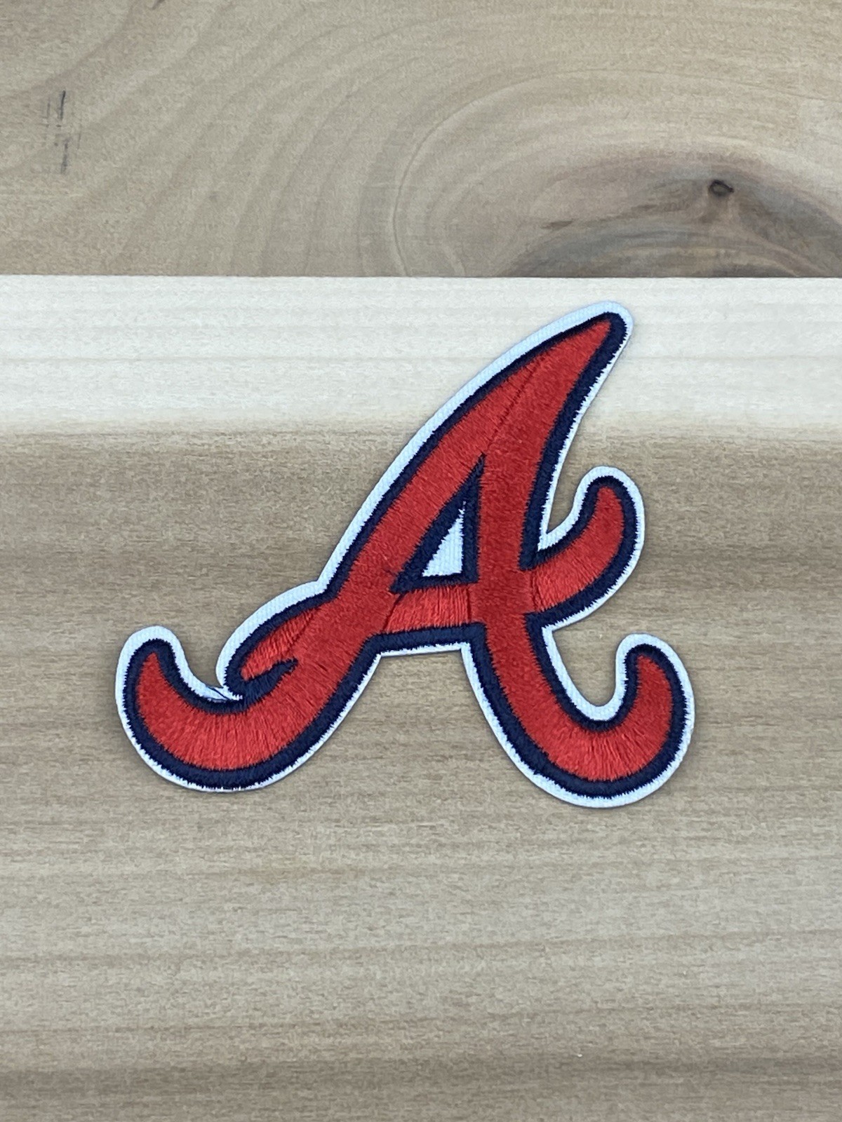 ATLANTA BRAVES EMBROIDERED IRON ON PATCH MLB BASEBALL 3”