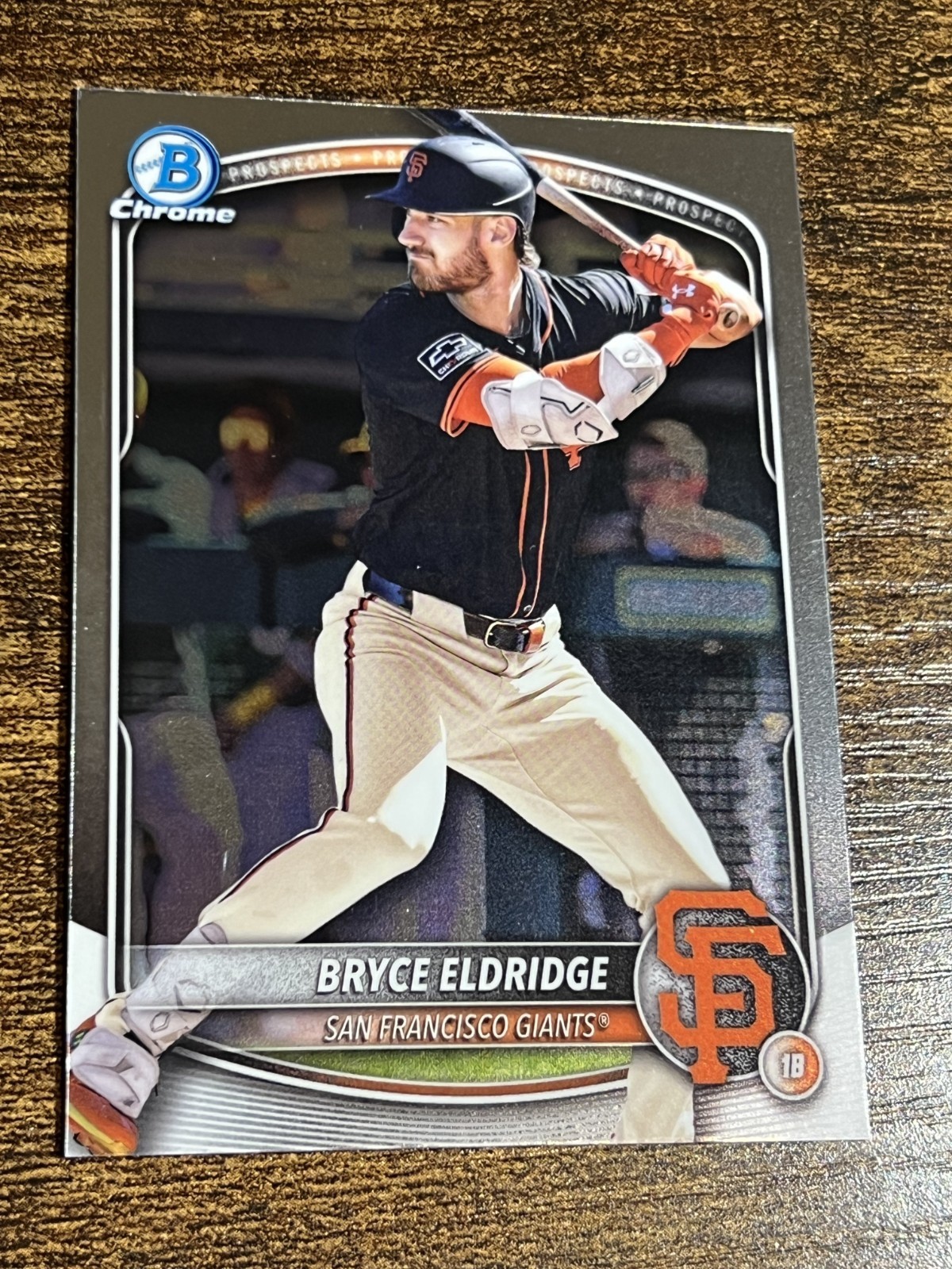 BRYCE ELDRIDGE 2025 Bowman Chrome #BCP-180 Giants