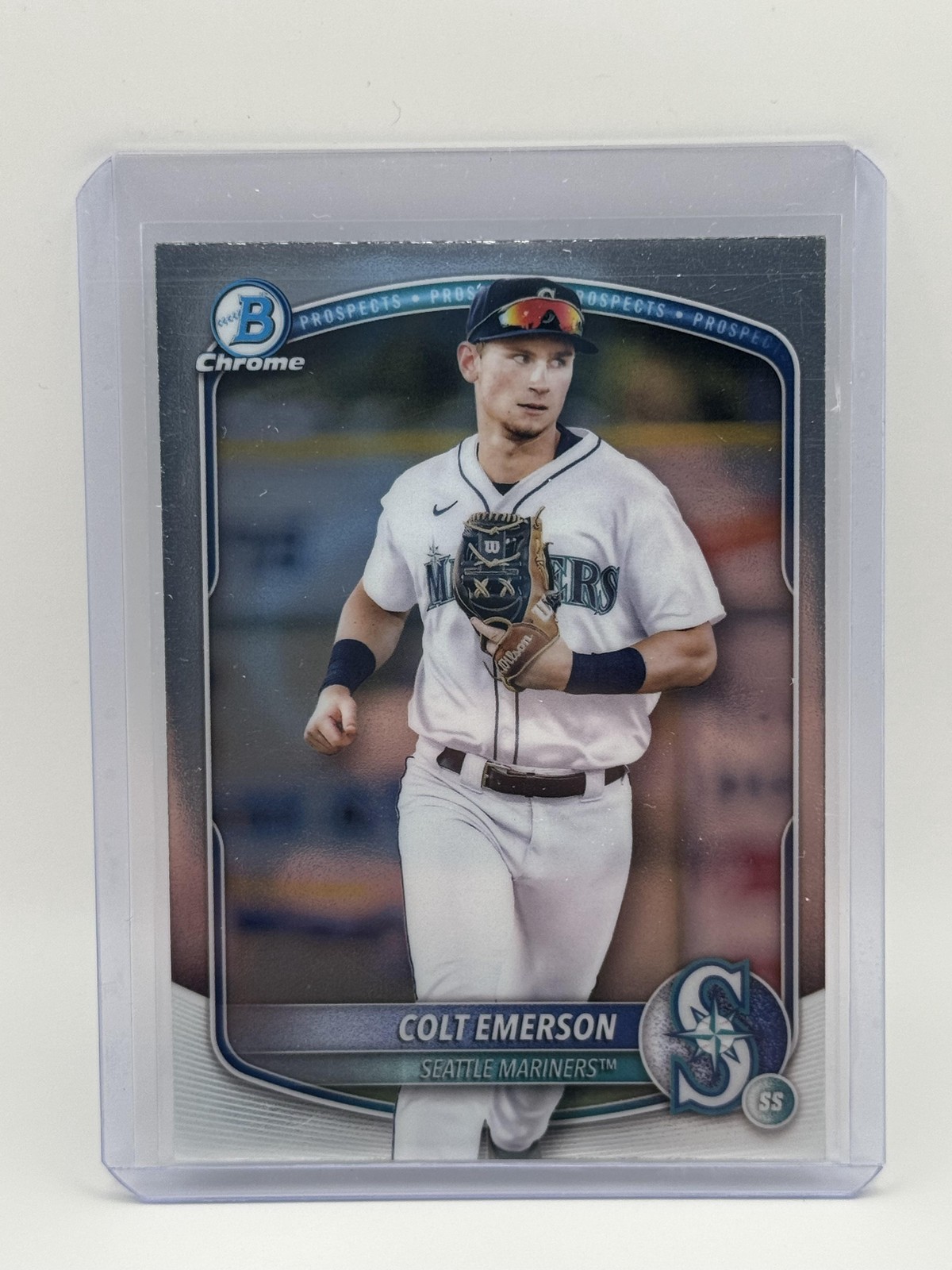 2025 Bowman #BCP-17 Colt Emerson Chrome Prospects Refractor #/499