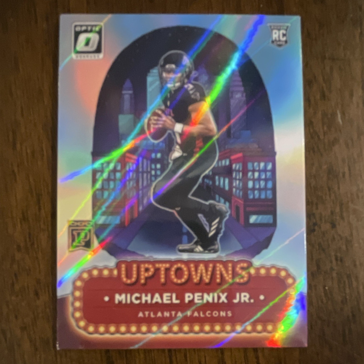 *REPLICA*Panini 2024 Donruss Optic Football Uptowns Michael Penix Jr. Rookie #9