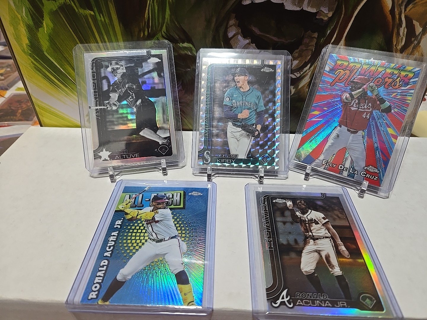 2025 Topps ChromeNew York Mets Lot. 14 Cards With Inserts, Refractors, Rookies
