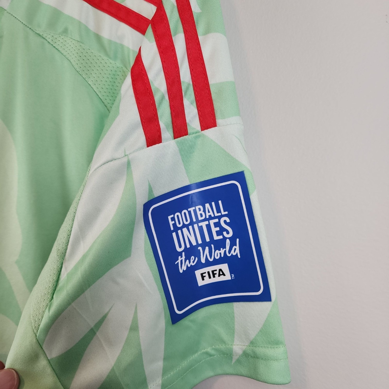 Adidas Italy Soccer Jersey sz M Men Away FIFA World Cup Qualifiers Green