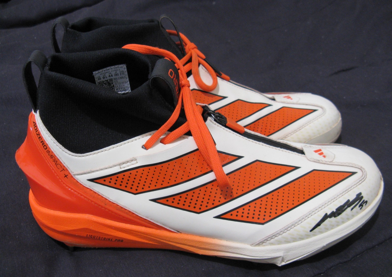 Jung Hoo Lee Signed San Francisco Giants 2025 Game Used Home Cleats MLB Holo