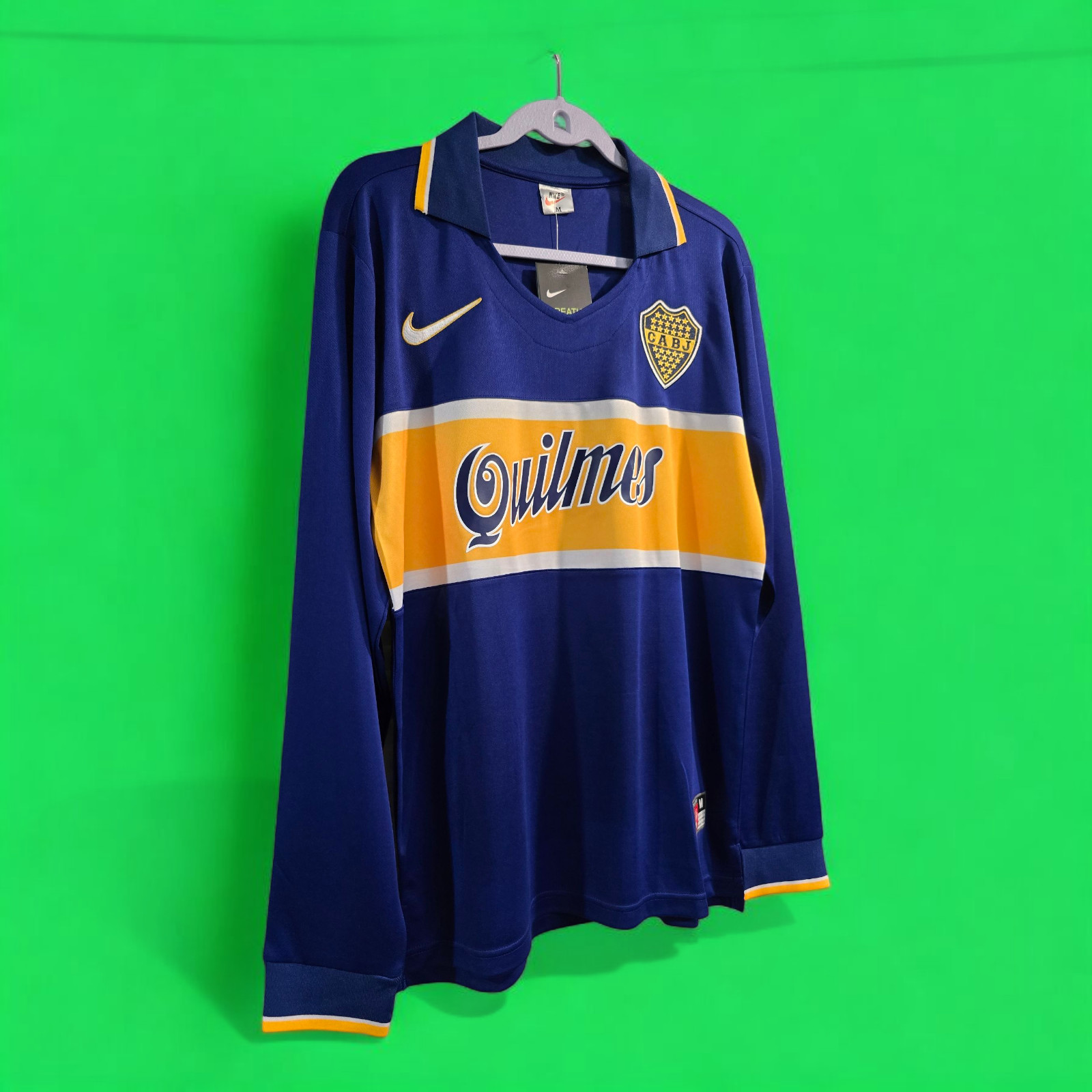 BOCA Jr. HOME 96/97 – Blue – MARADONA # 10 – 2XL (Run Small) – Jersey Retro