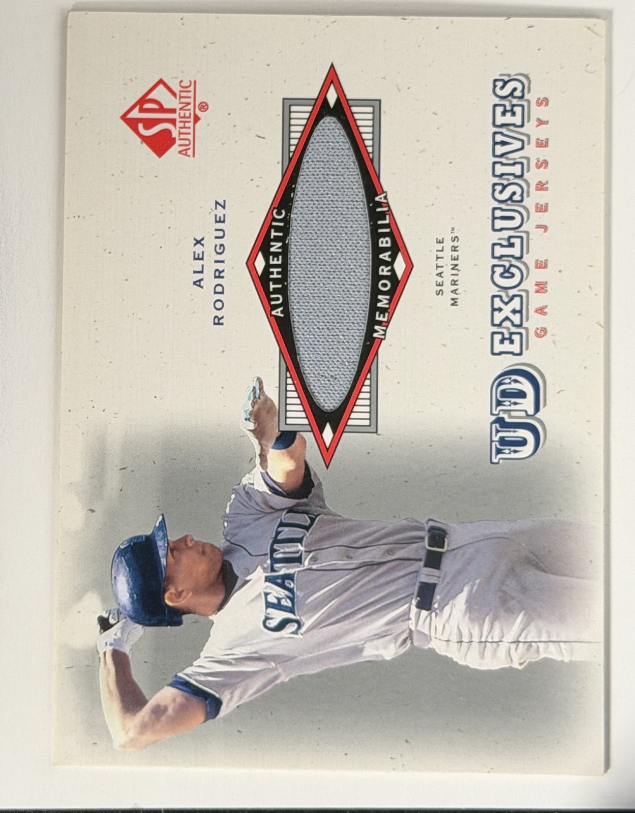2001 SP Authentic ALEX RODRIGUEZ #UD-AR
