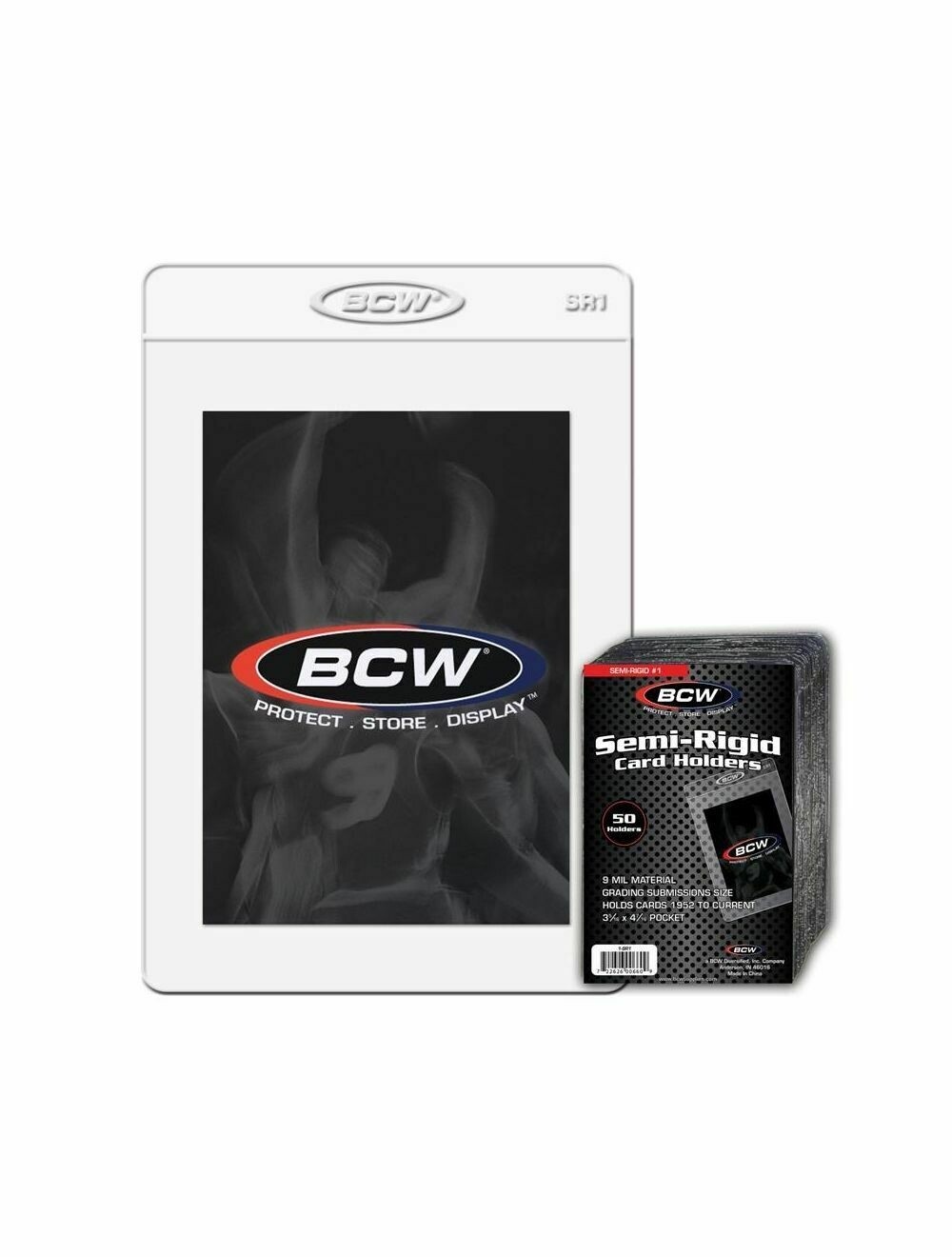 Case of 2000 BCW Large Semi Rigid Graded Trading Card Submission Holders