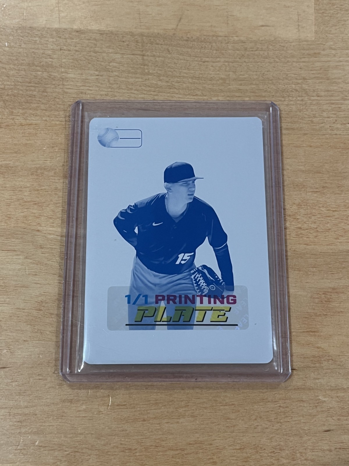 Christian Zazueta 2026 Leaf Pro Set Metal Baseball 1/1 Printing Plate