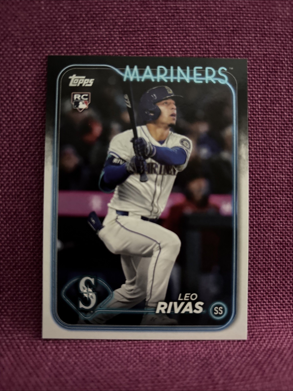 2024 Topps Update #US279 Leo Rivas Seattle Mariners