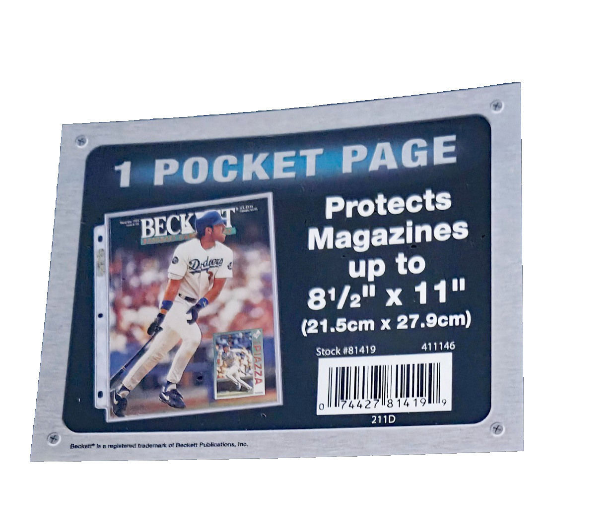 100 Ultra Pro Platinum 1-Pocket 8.5×11 Pages Sheets Protectors Binder 8-1/2″x11″