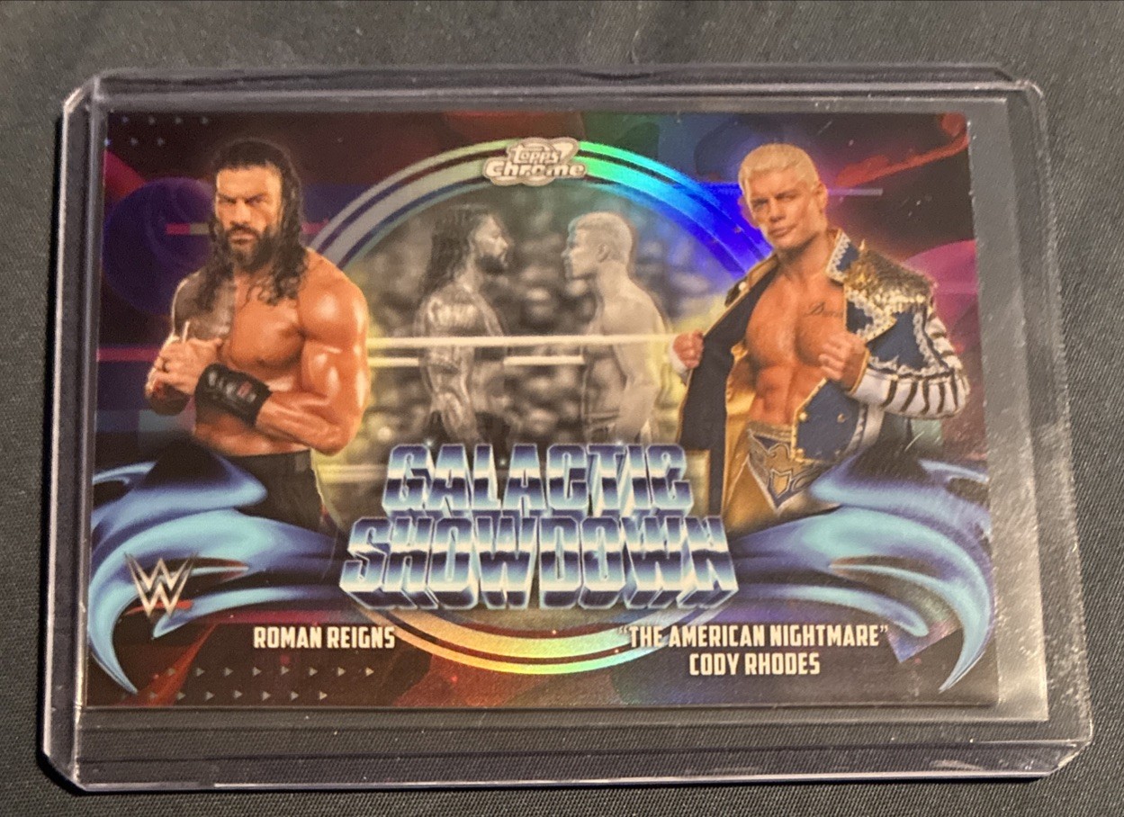 ROMAN REIGNS/CODY RHODES Galactic Showdown GS-6 2026 Topps Chrome Cosmic WWE