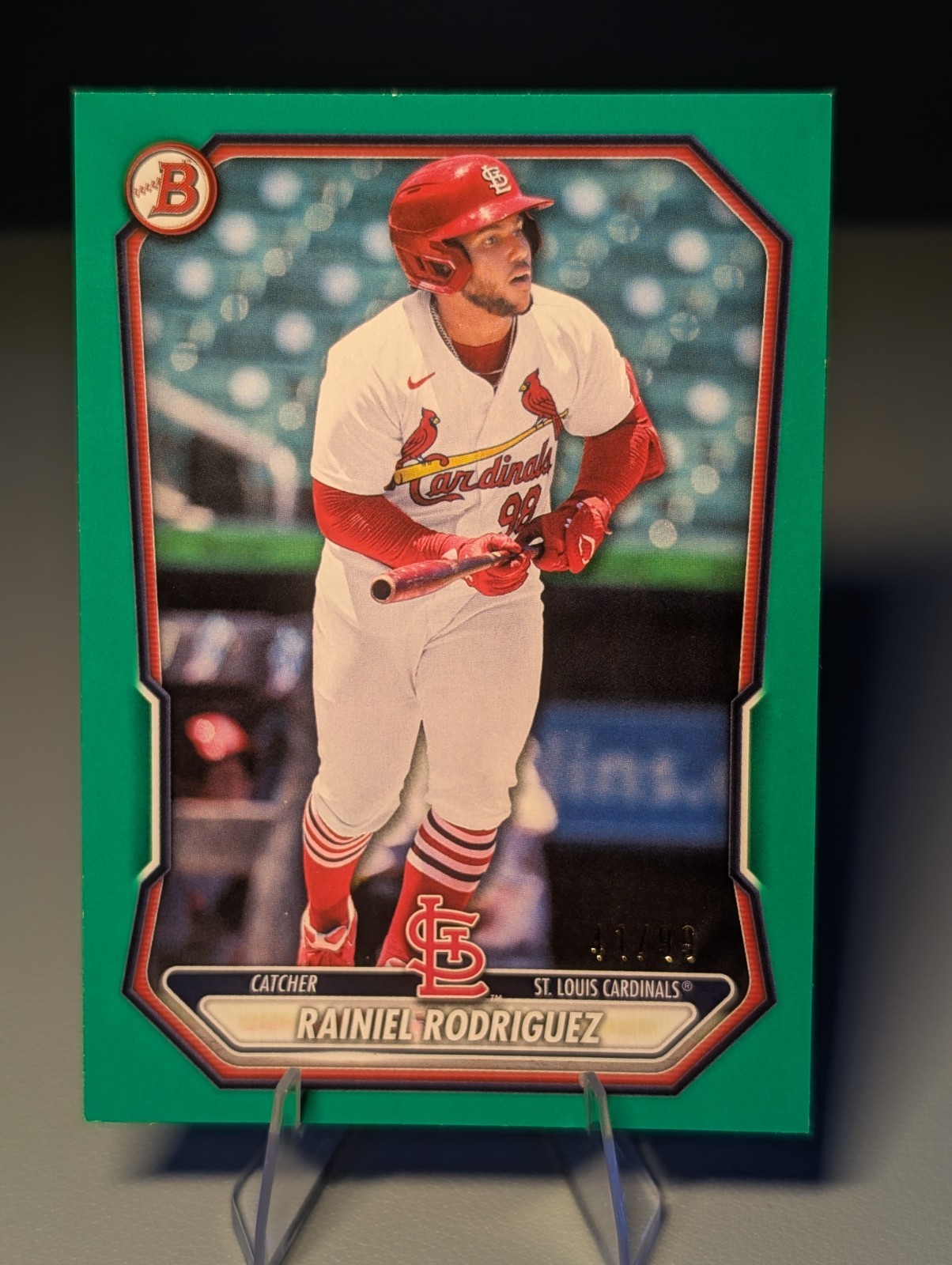 Rainiel Rodriguez 2026 Bowman Prospect Green /99 #BP-54