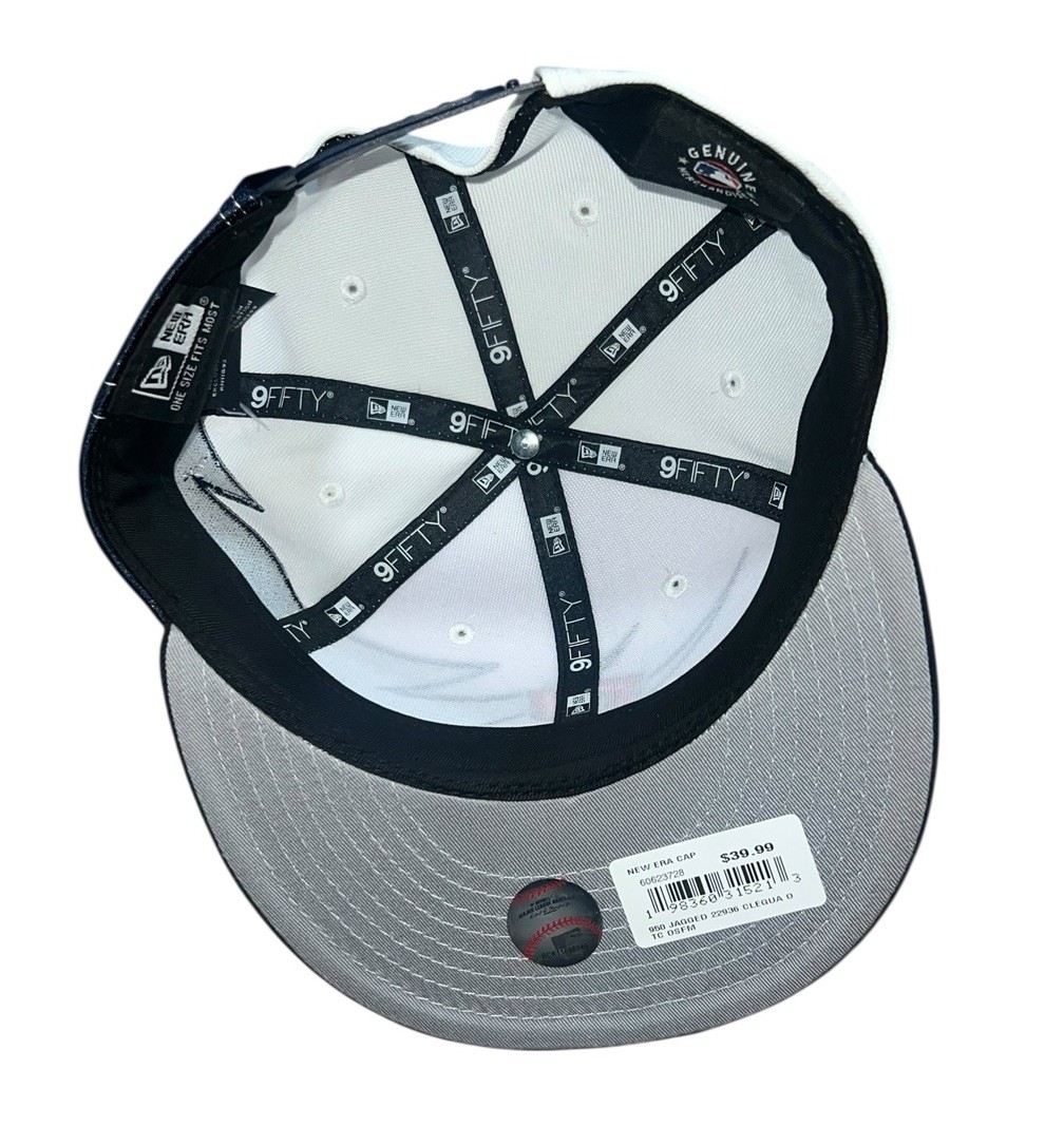 Cleveland Guardians New Era 59FIFTY Jagged Sharktooth Snapback Hat Cap Indians