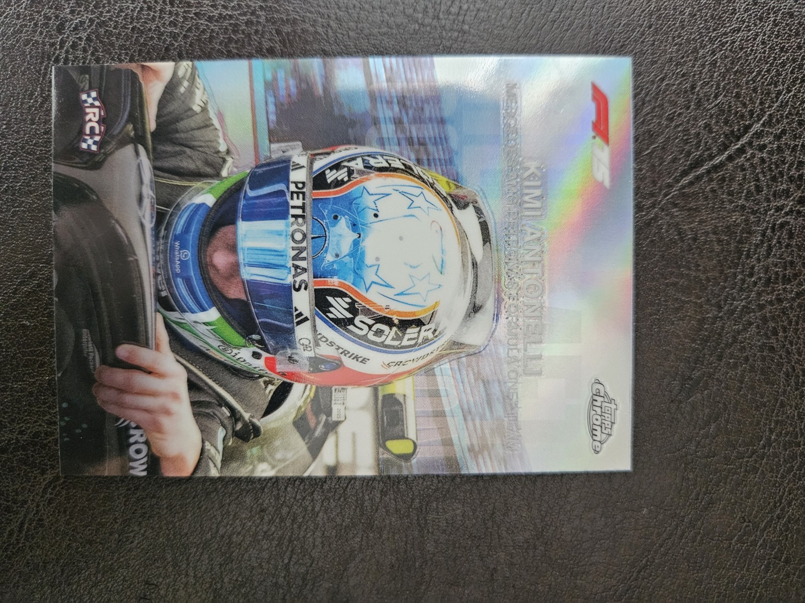 2025 Topps Chrome Formula 1 – Helmet Collection Andrea Kimi Antonelli #HC-1 (RC)
