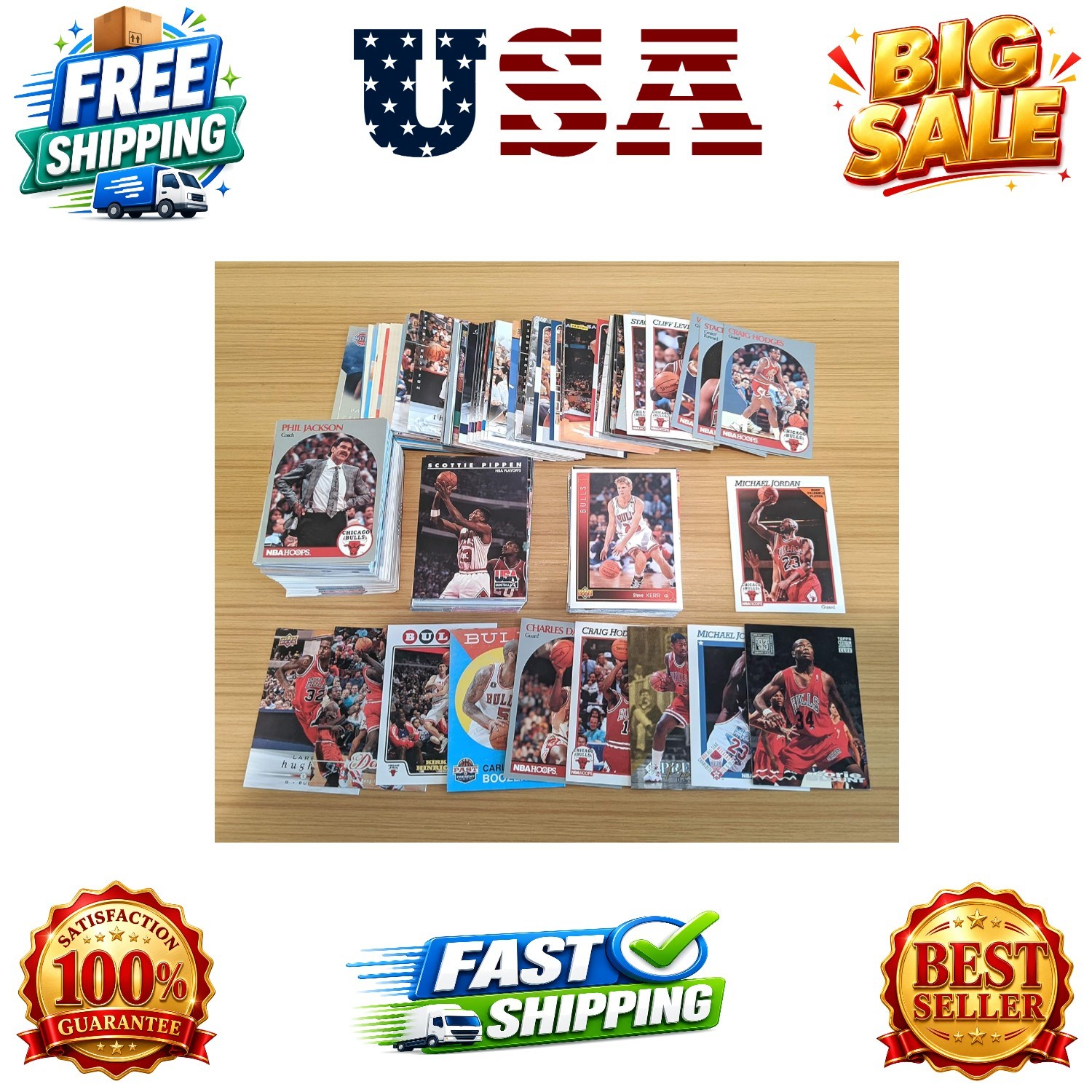 500 Basketball Cards Including Rookies, Many Stars, Hall-of-famers. Special! …